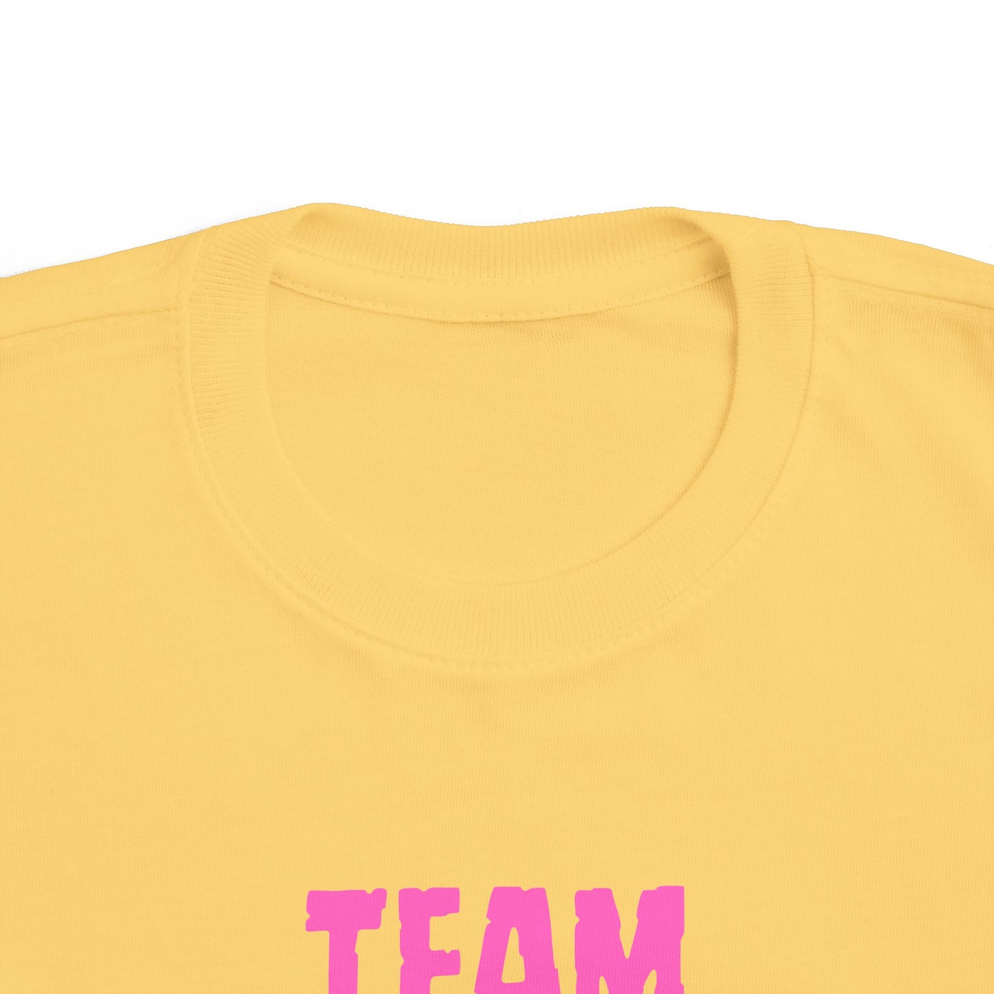 Pink Letters Pre-k Team Toddler Fine Jersey Tee