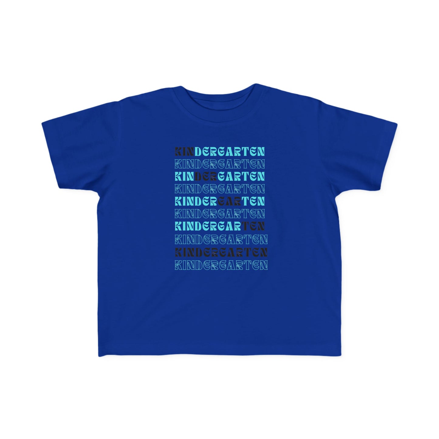 Kin-der-gar-ten Boy Toddler Fine Jersey Tee- Kindergarten Boy Special