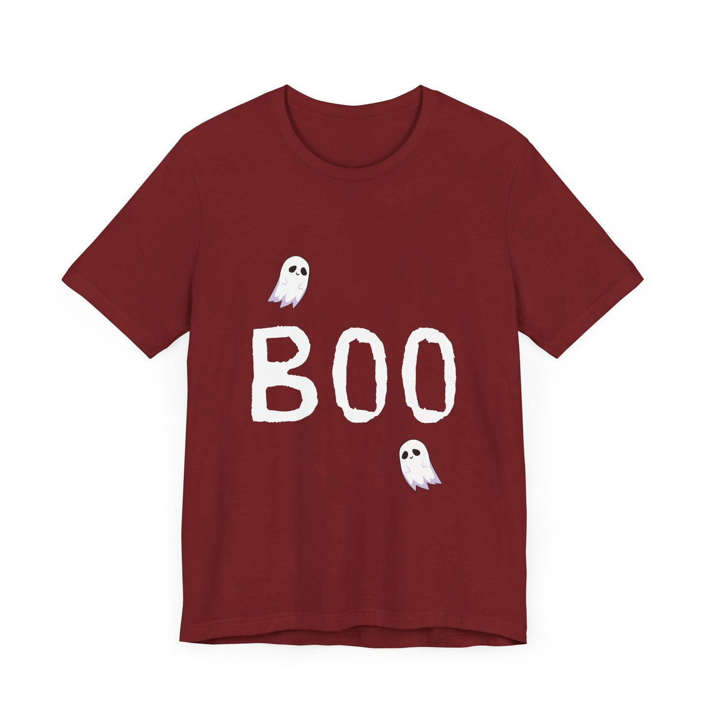 Boo + Ghosts Halloween Unisex Jersey Short Sleeve Tee