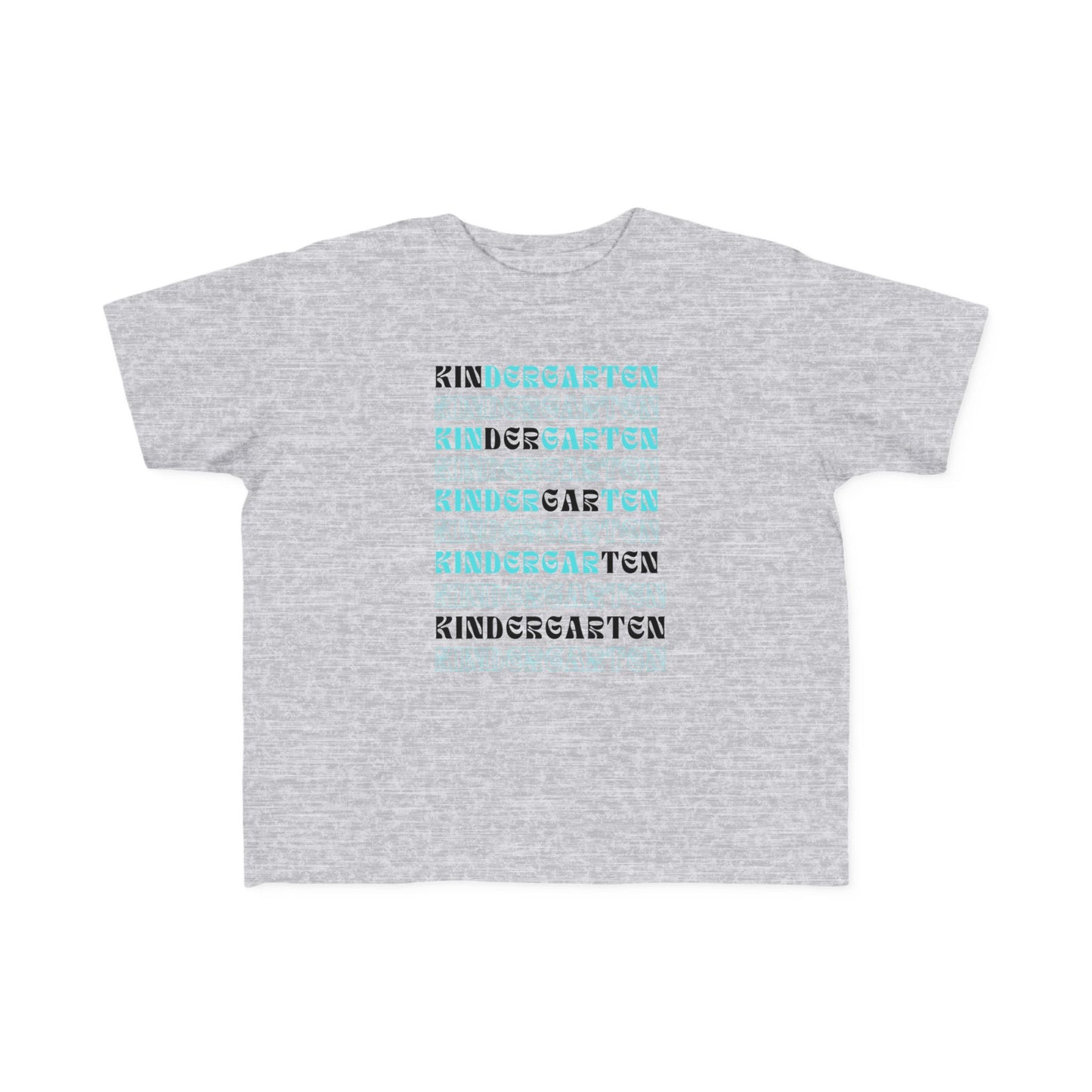 Kin-der-gar-ten Boy Toddler Fine Jersey Tee- Kindergarten Boy Special
