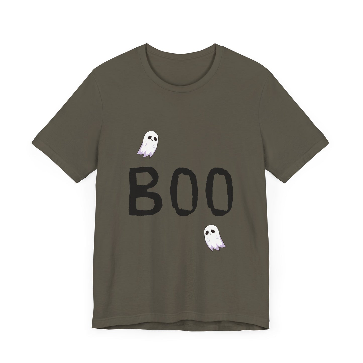 Boo + Ghosts Halloween Unisex Jersey Short Sleeve Tee