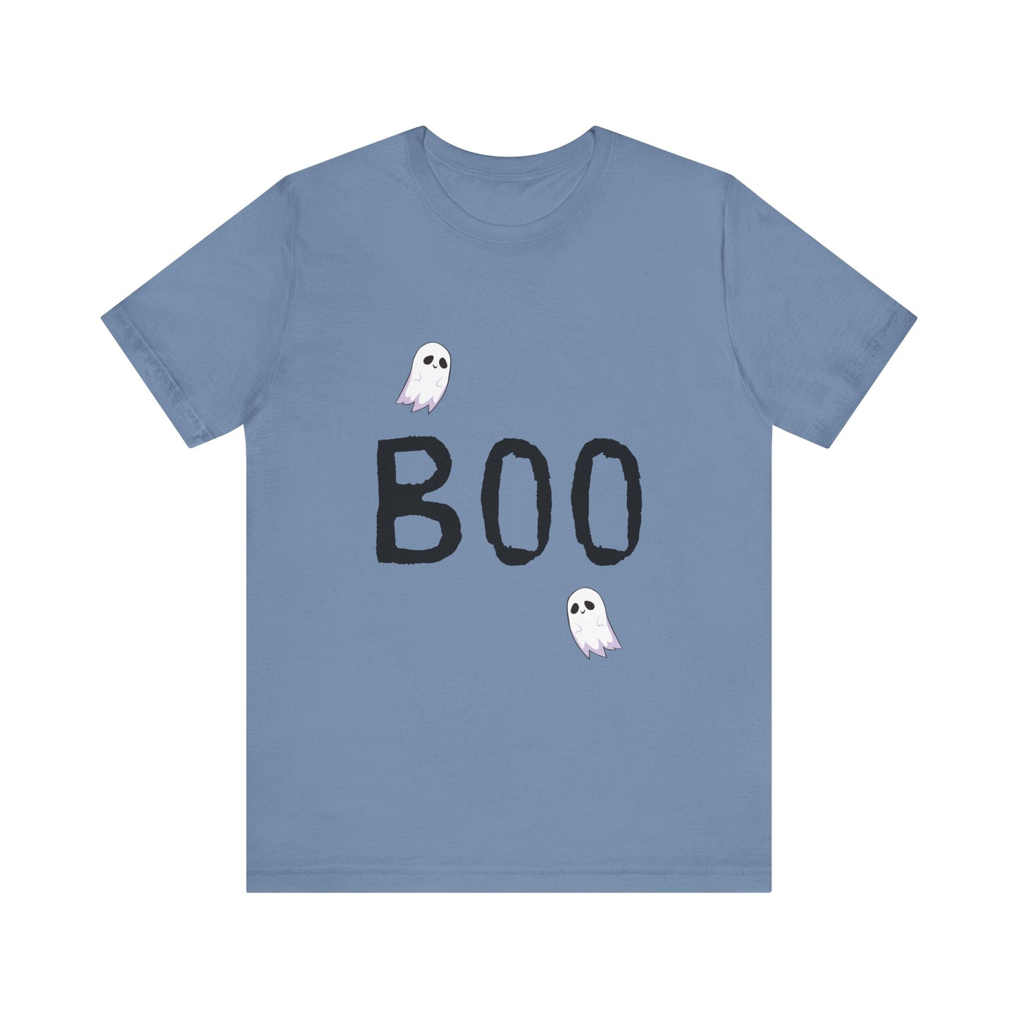 Boo + Ghosts Halloween Unisex Jersey Short Sleeve Tee