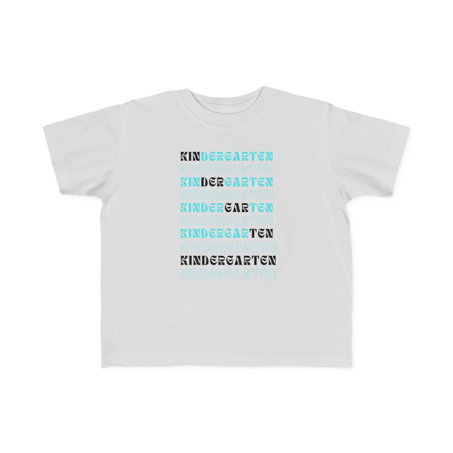 Kin-der-gar-ten Boy Toddler Fine Jersey Tee- Kindergarten Boy Special