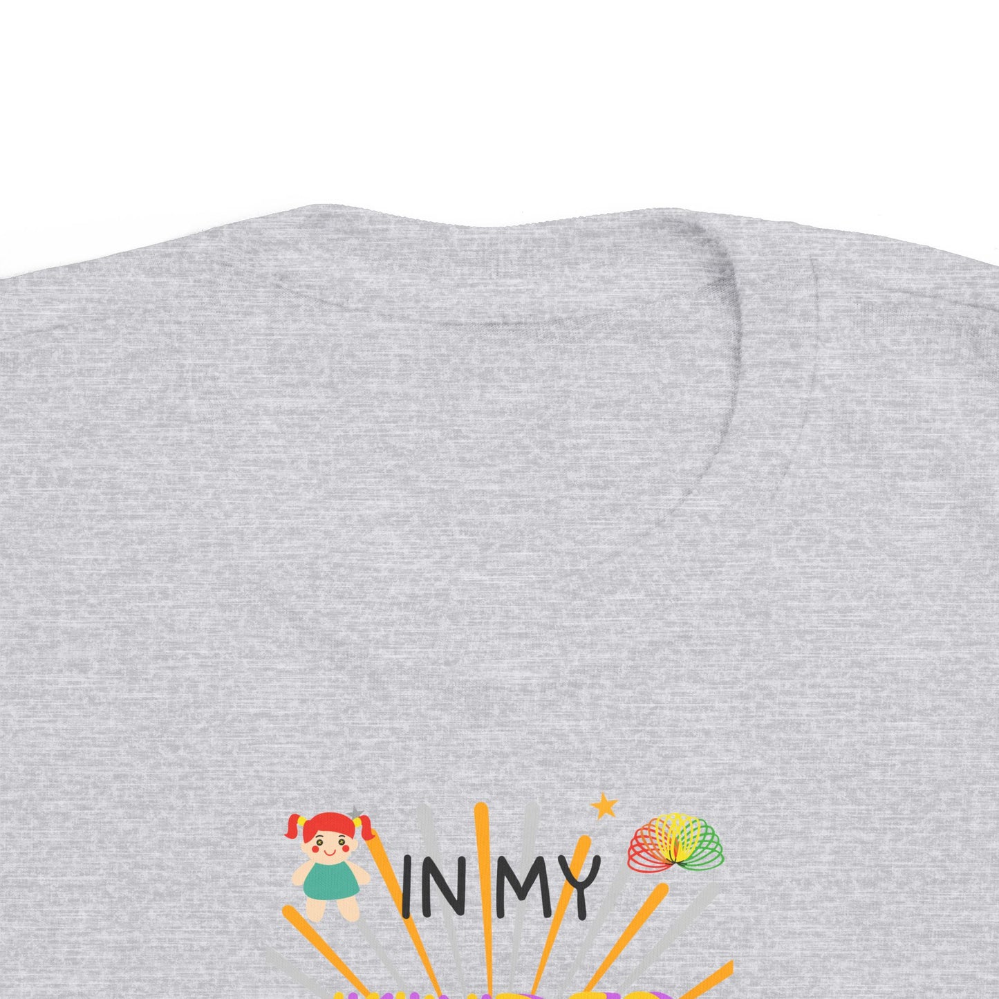 In My Kindergarten Girl Toddler Fine Jersey Tee