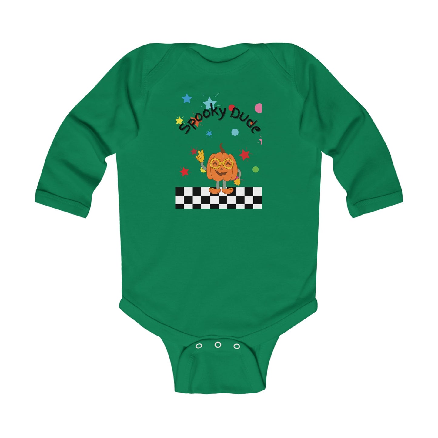 Spooky Dude Infant Long Sleeve Bodysuit