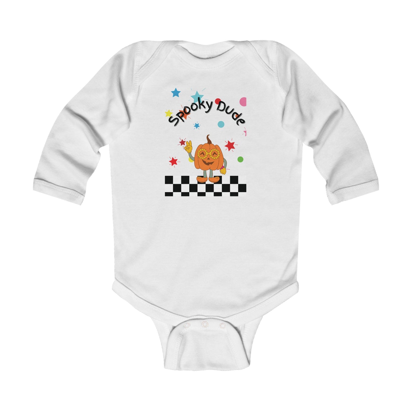 Spooky Dude Infant Long Sleeve Bodysuit