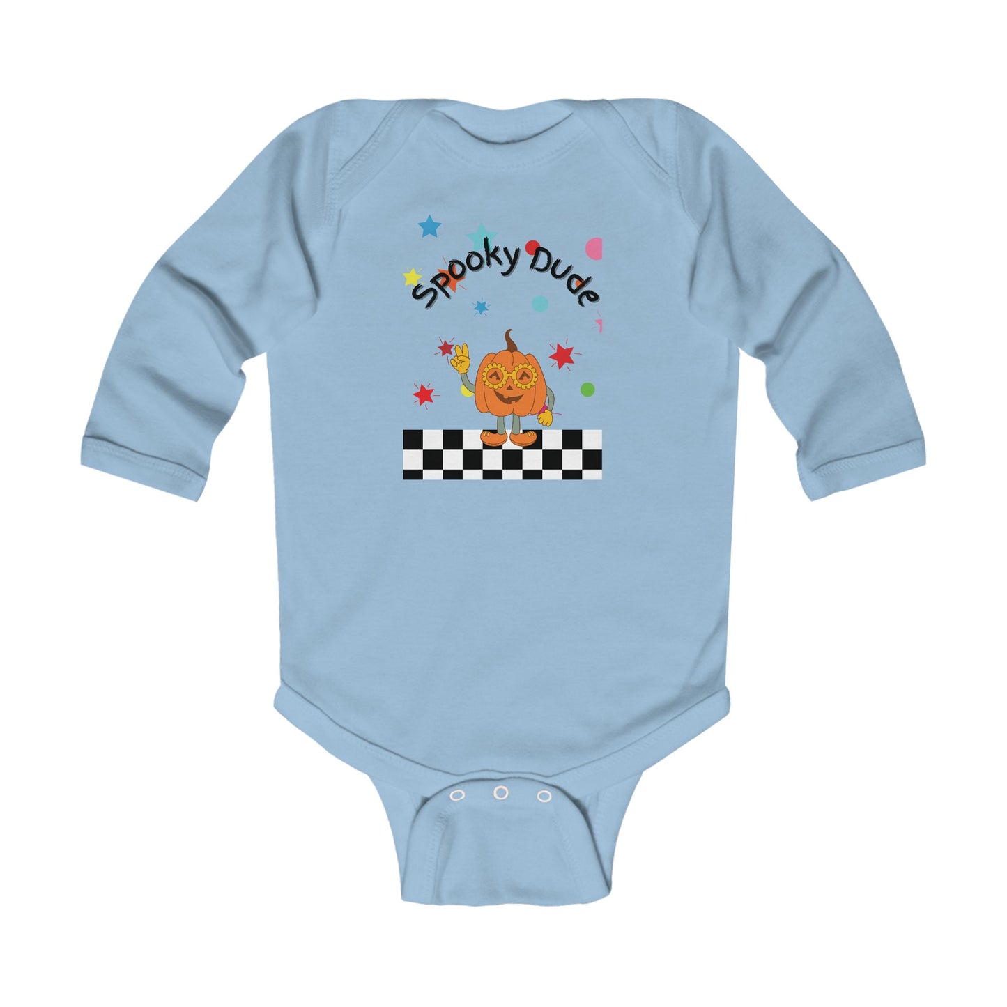 Spooky Dude Infant Long Sleeve Bodysuit