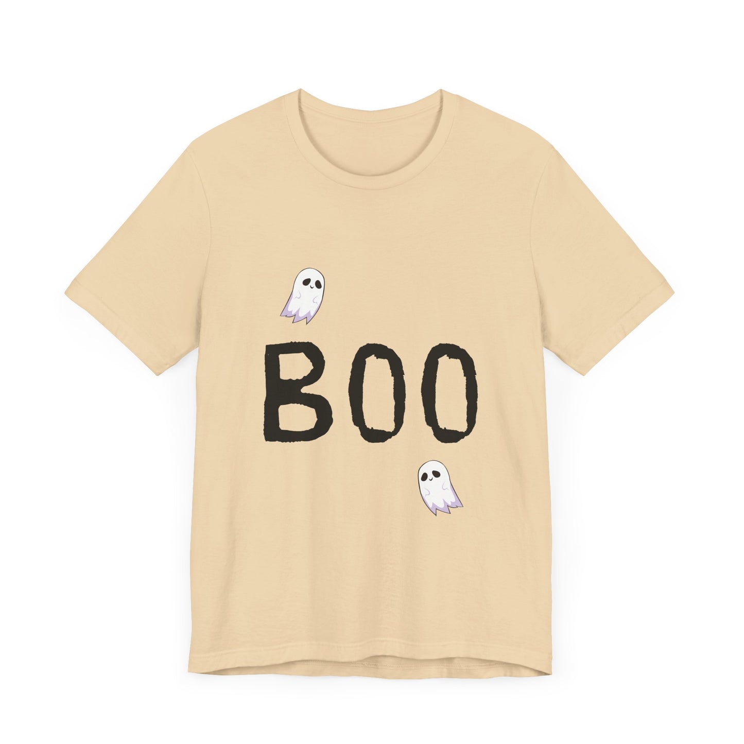 Boo + Ghosts Halloween Unisex Jersey Short Sleeve Tee