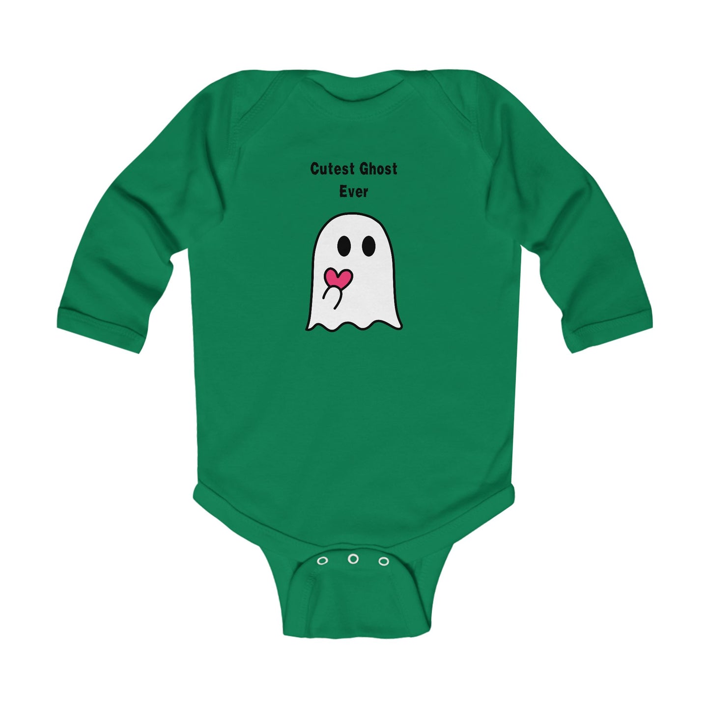 Cutest Ghost Ever Infant Long Sleeve Bodysuit