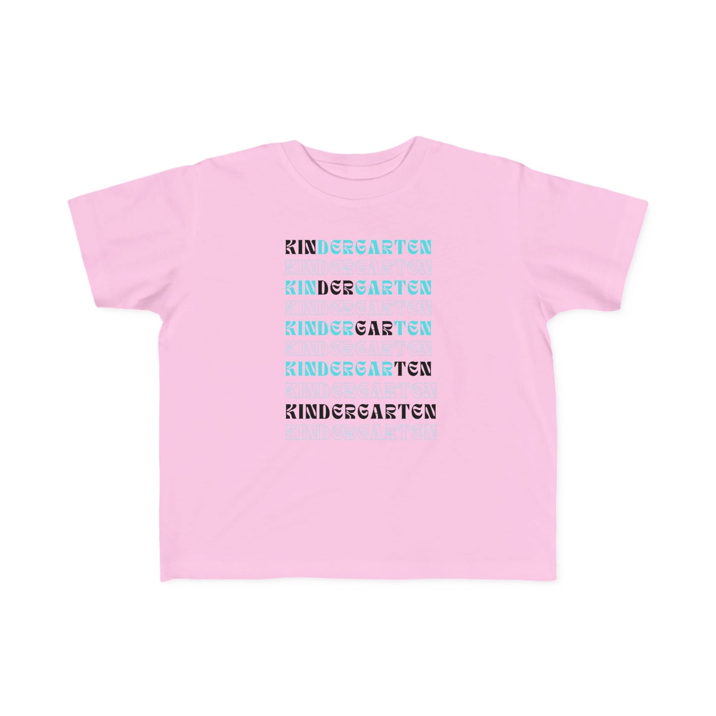 Kin-der-gar-ten Boy Toddler Fine Jersey Tee- Kindergarten Boy Special