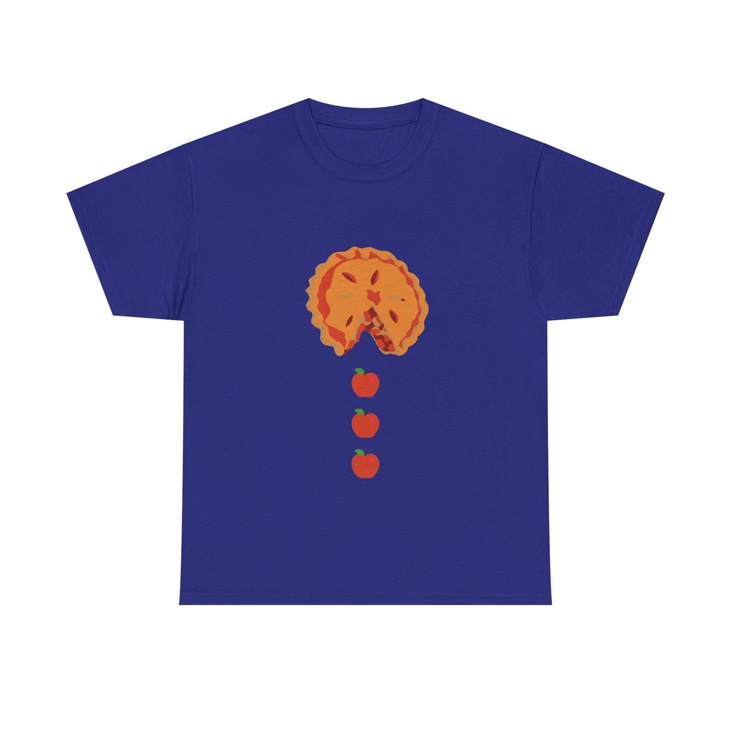 Apple Pacman Unisex Tee - Fun Fall Thanksgiving Theme Shirt