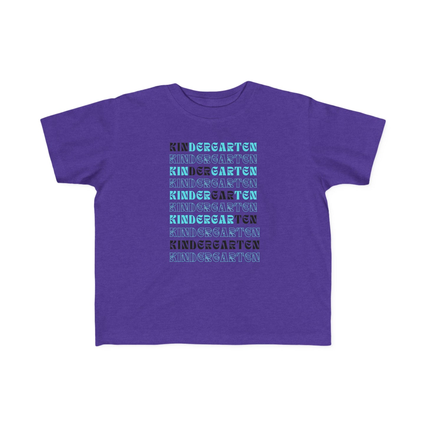 Kin-der-gar-ten Boy Toddler Fine Jersey Tee- Kindergarten Boy Special