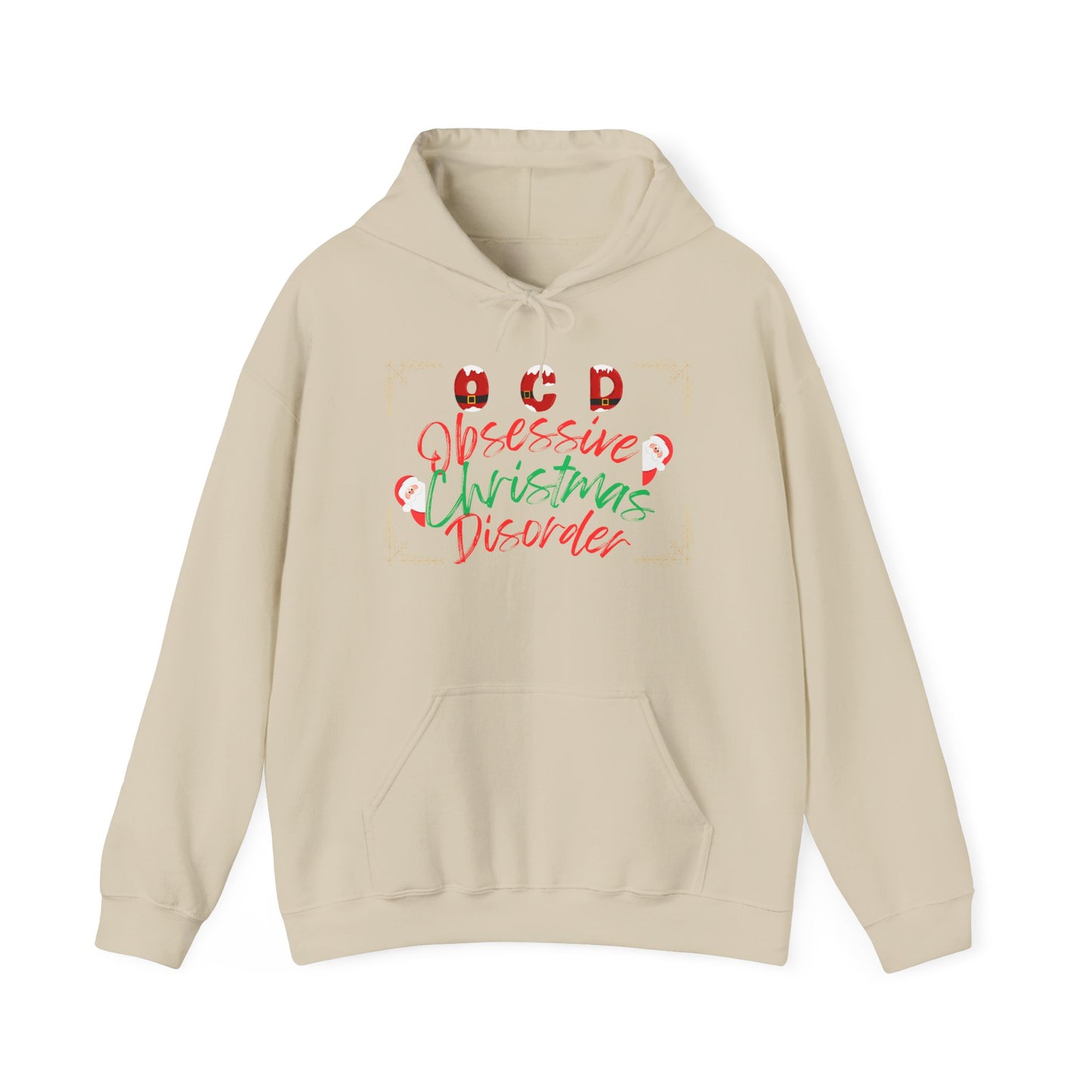 OCD(Obsessive Christmas Disorder) Hoodie, Christmas Hoodie, Christmas Family Hoodies, OCD Hoodie, Christmas Gift Hooded Sweatshirt