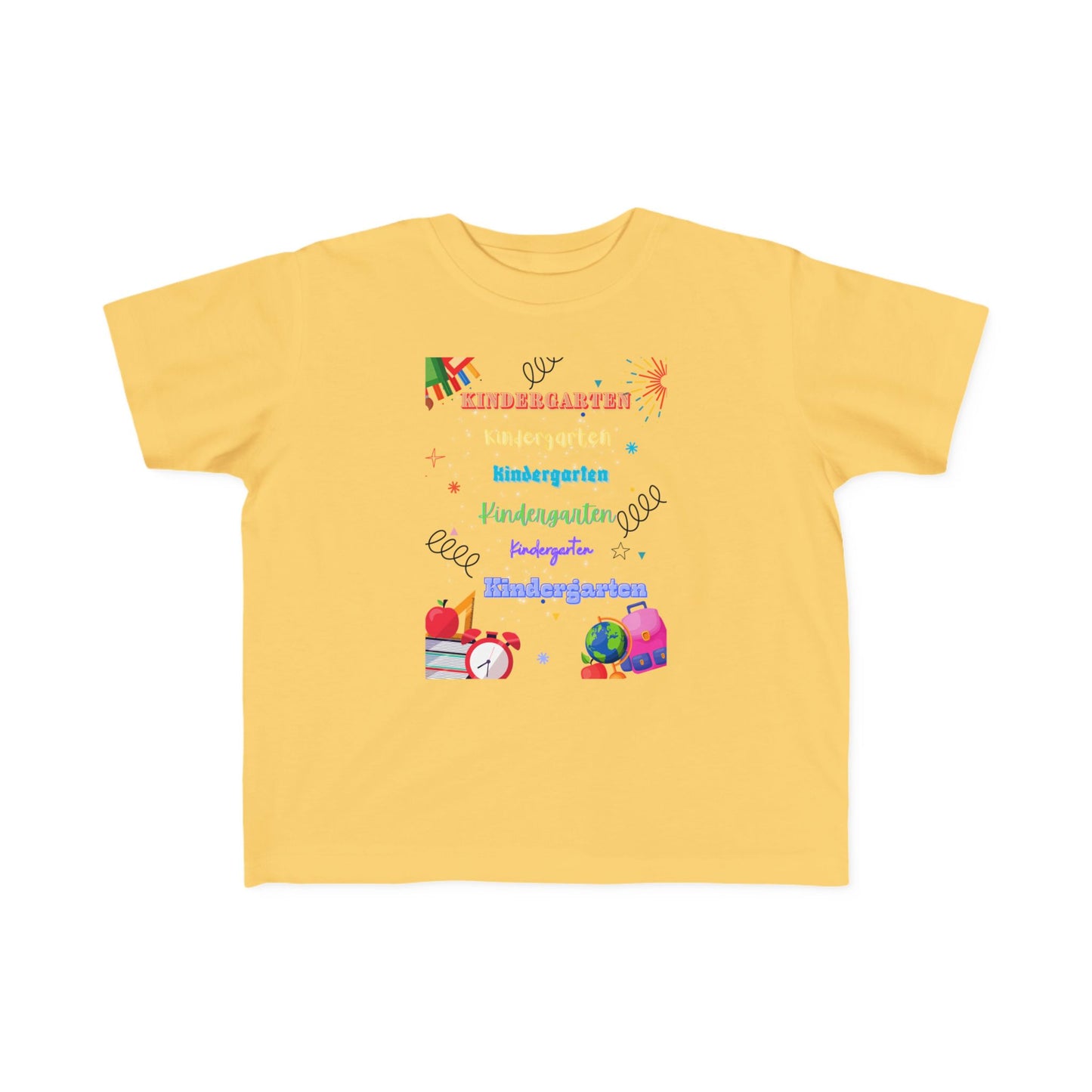 Kindergarten Toddler Fine Jersey Tee- Toddler OOTD Fashion