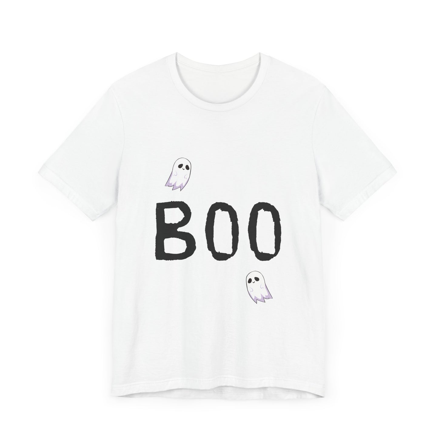 Boo + Ghosts Halloween Unisex Jersey Short Sleeve Tee