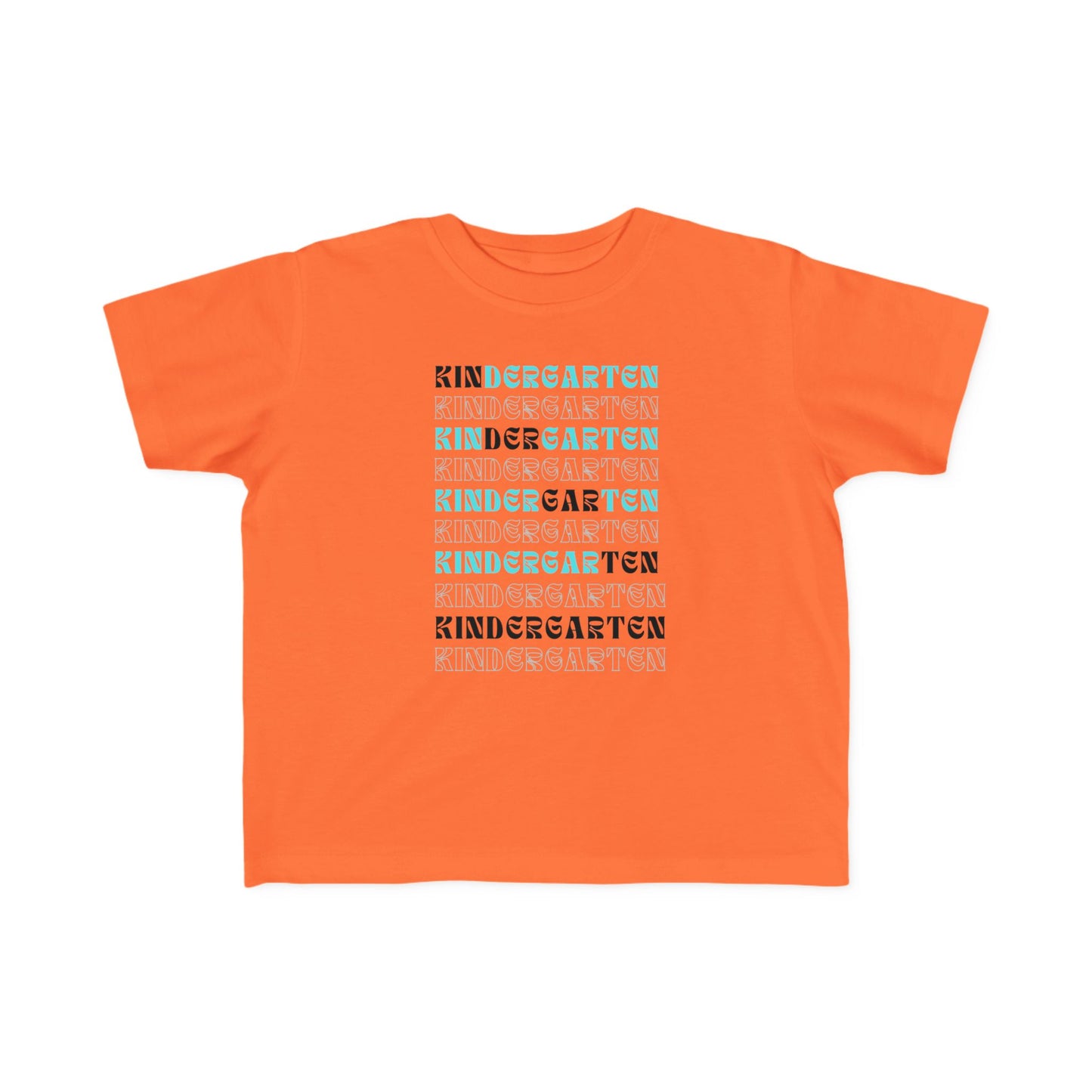 Kin-der-gar-ten Boy Toddler Fine Jersey Tee- Kindergarten Boy Special