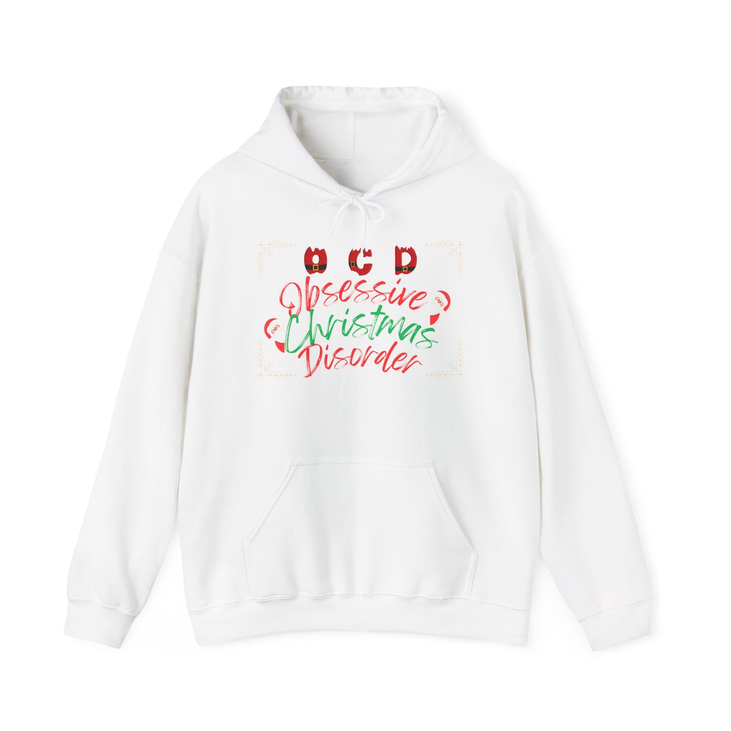 OCD(Obsessive Christmas Disorder) Hoodie, Christmas Hoodie, Christmas Family Hoodies, OCD Hoodie, Christmas Gift Hooded Sweatshirt