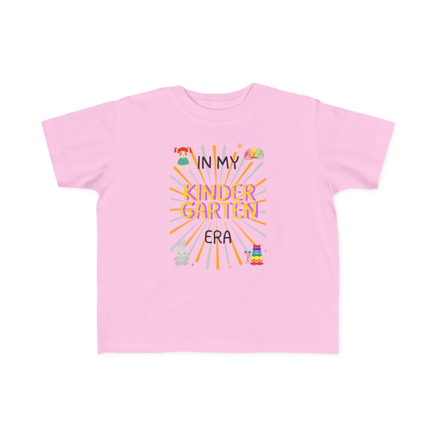 In My Kindergarten Girl Toddler Fine Jersey Tee