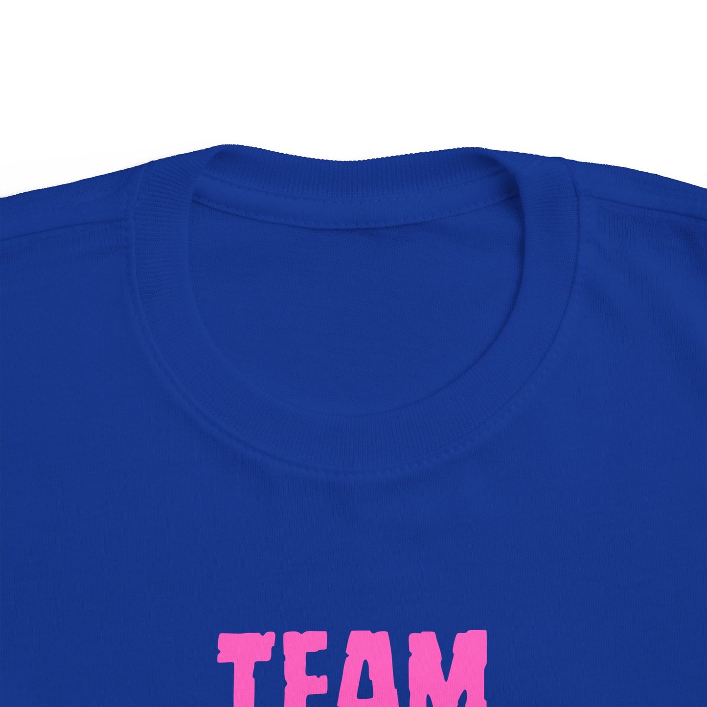 Pink Letters Pre-k Team Toddler Fine Jersey Tee