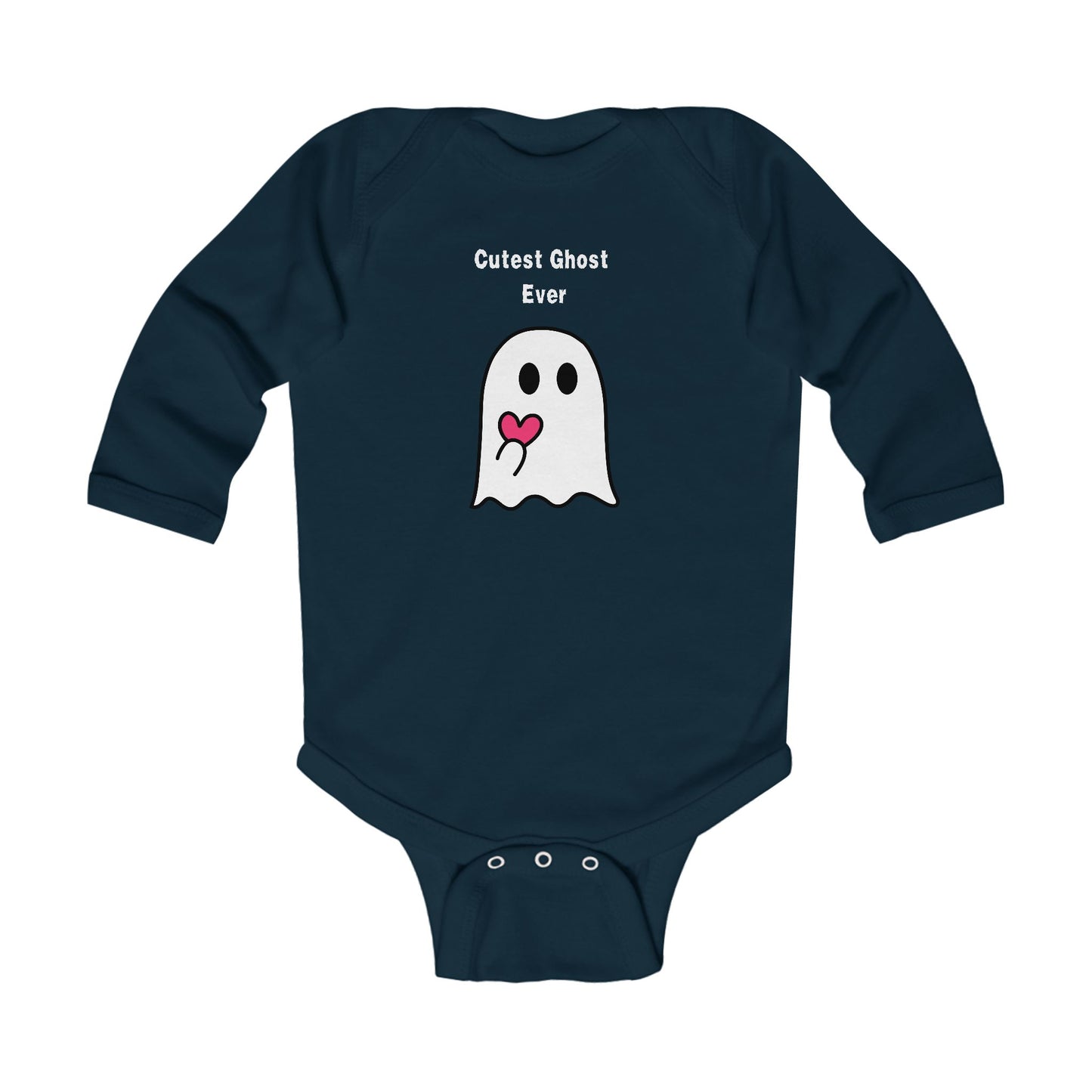 Cutest Ghost Ever Infant Long Sleeve Bodysuit