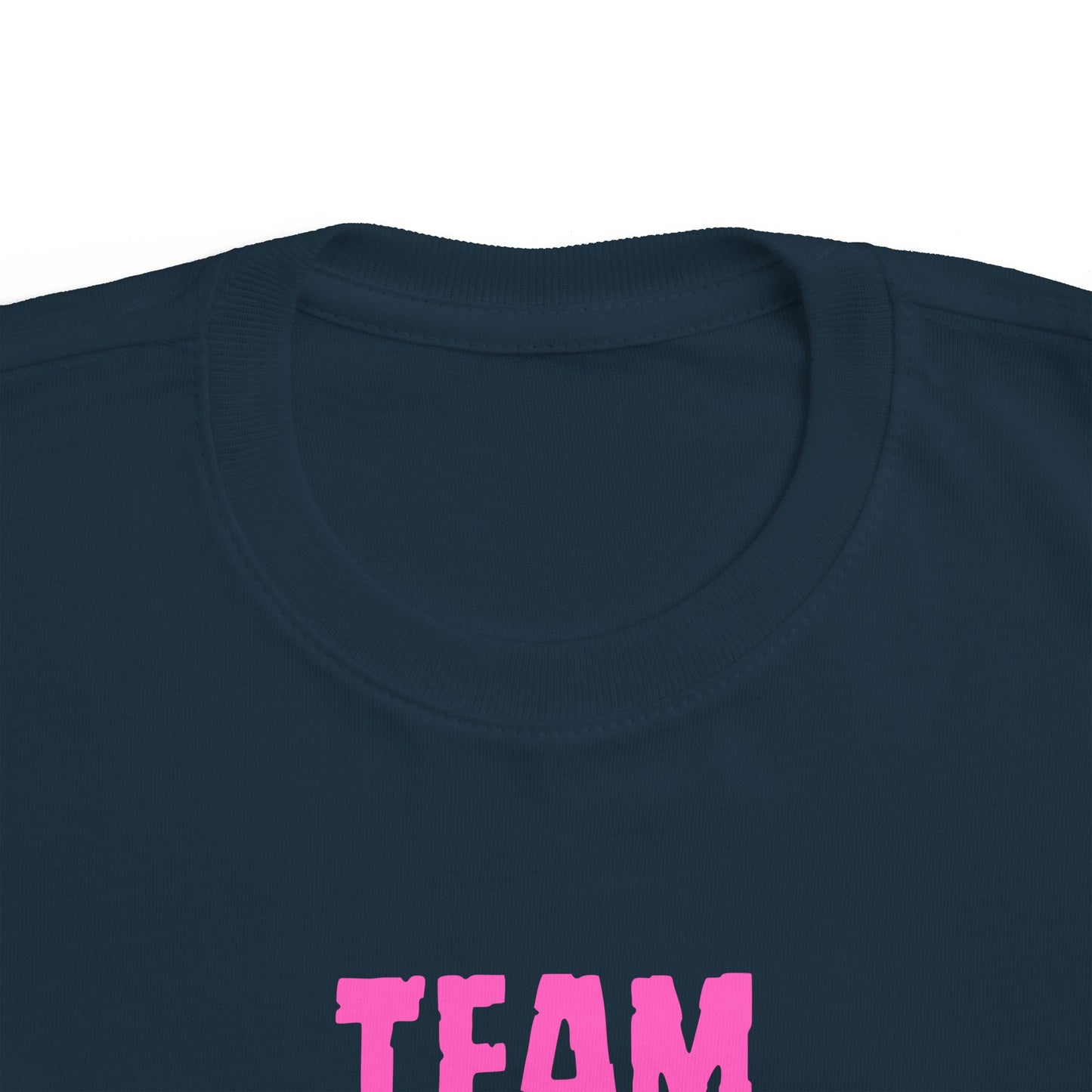 Pink Letters Pre-k Team Toddler Fine Jersey Tee