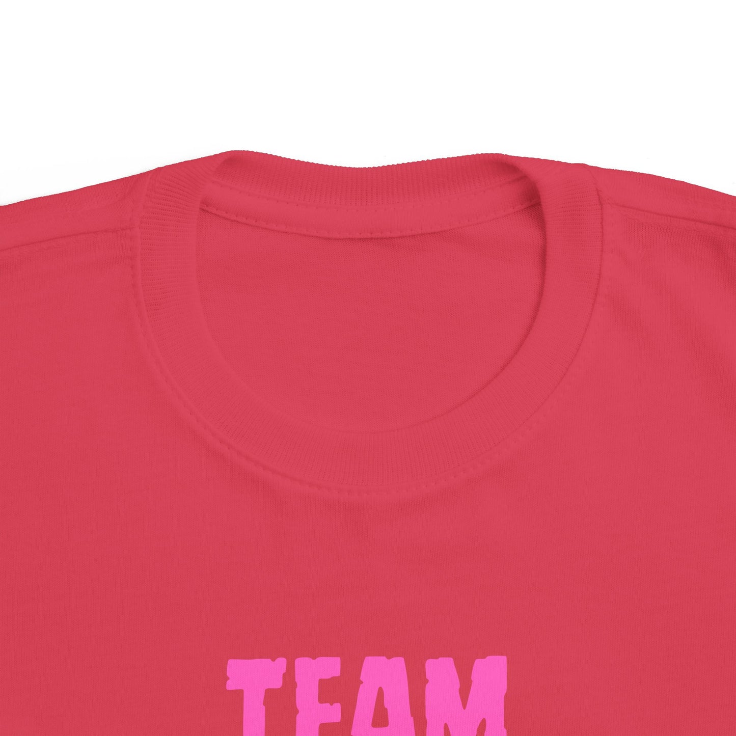 Pink Letters Pre-k Team Toddler Fine Jersey Tee