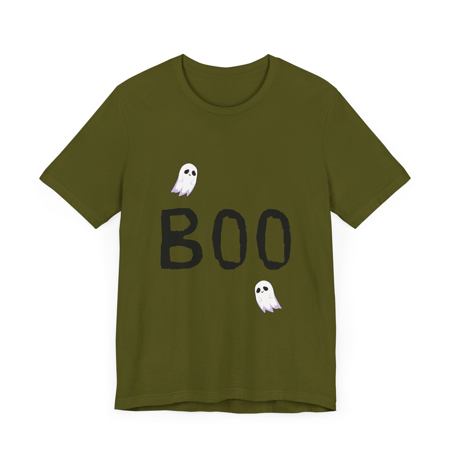 Boo + Ghosts Halloween Unisex Jersey Short Sleeve Tee