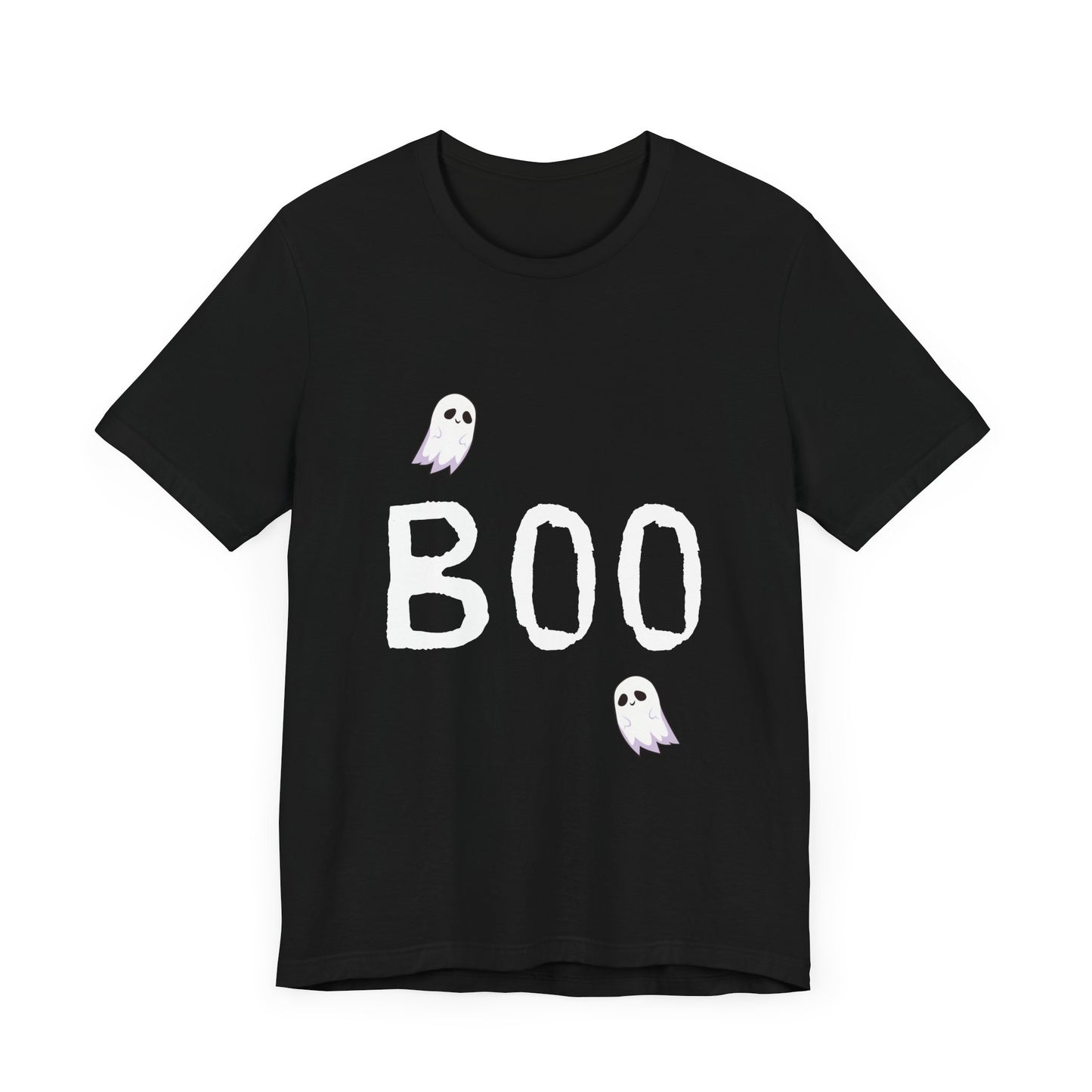 Boo + Ghosts Halloween Unisex Jersey Short Sleeve Tee