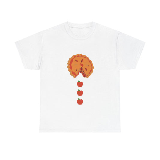Apple Pacman Unisex Tee - Fun Fall Thanksgiving Theme Shirt