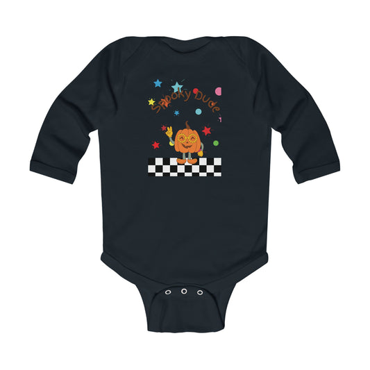 Spooky Dude Infant Long Sleeve Bodysuit