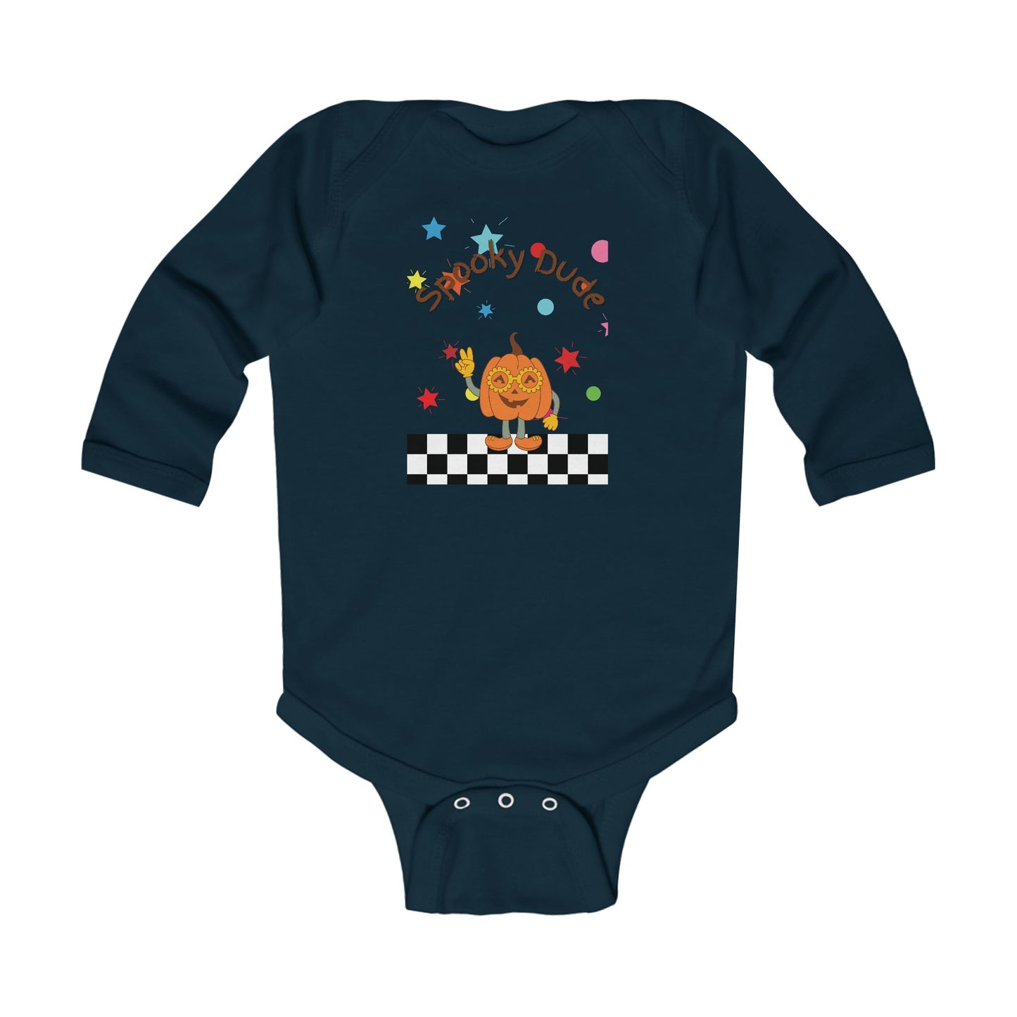 Spooky Dude Infant Long Sleeve Bodysuit