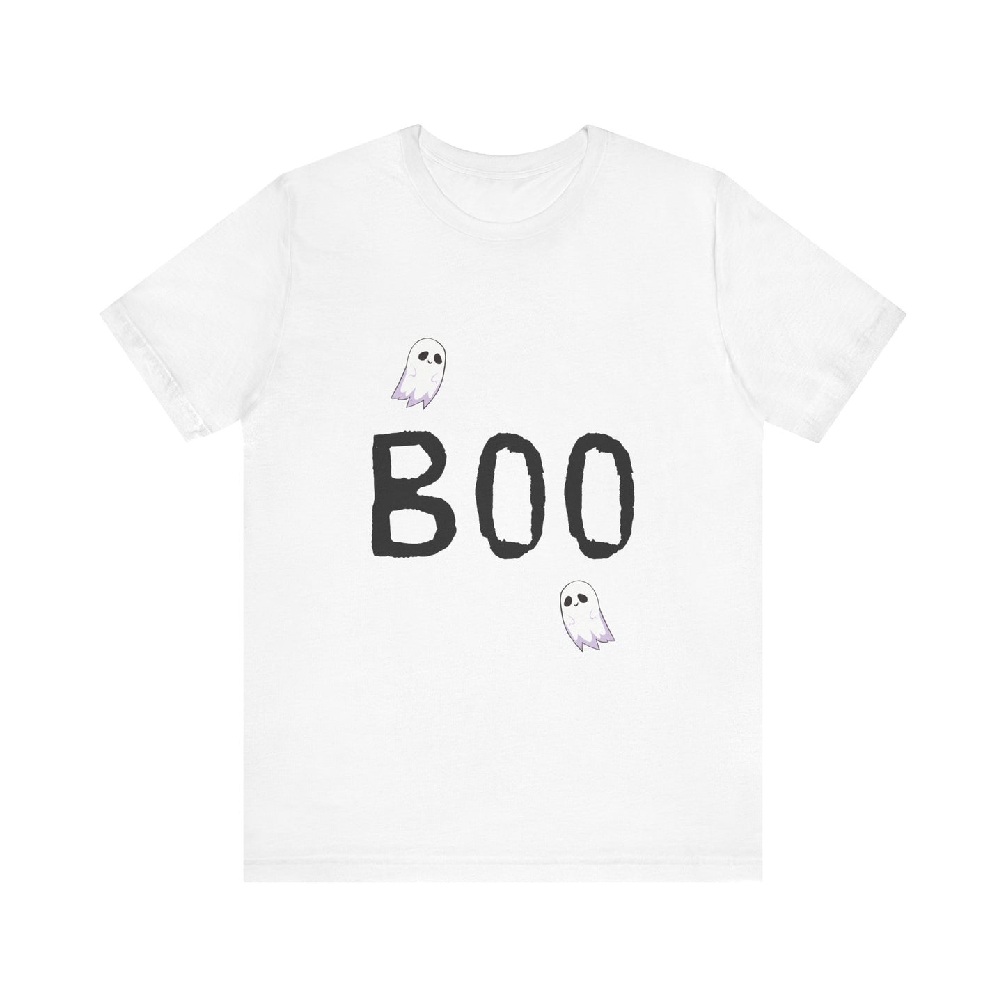 Boo + Ghosts Halloween Unisex Jersey Short Sleeve Tee