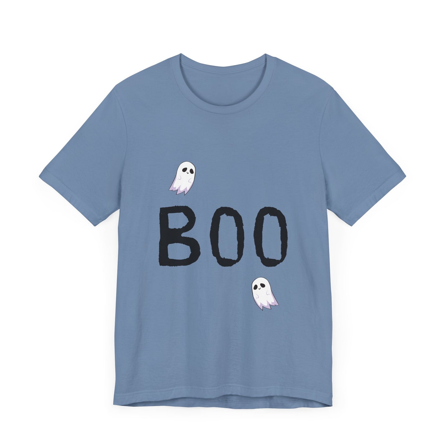 Boo + Ghosts Halloween Unisex Jersey Short Sleeve Tee