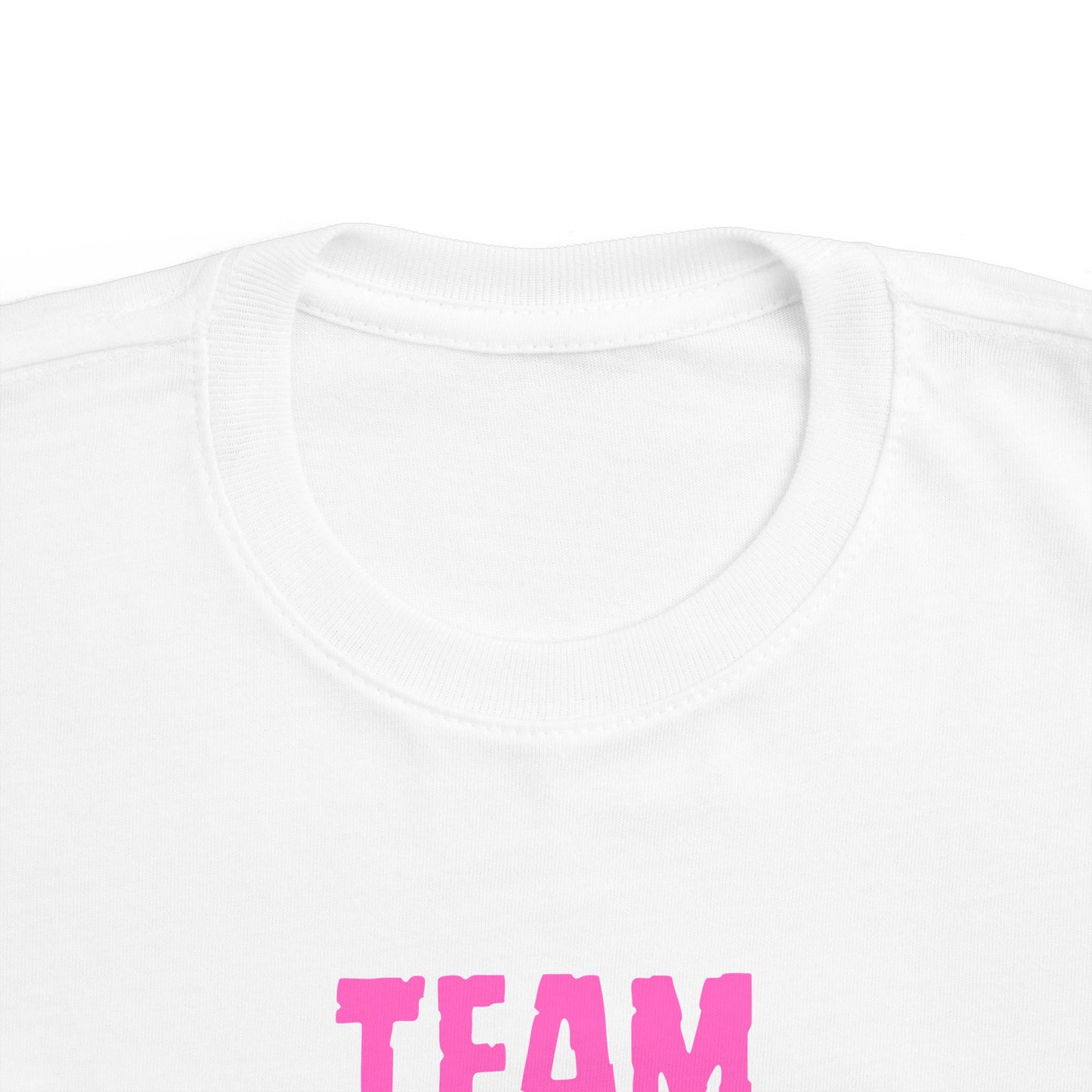 Pink Letters Pre-k Team Toddler Fine Jersey Tee