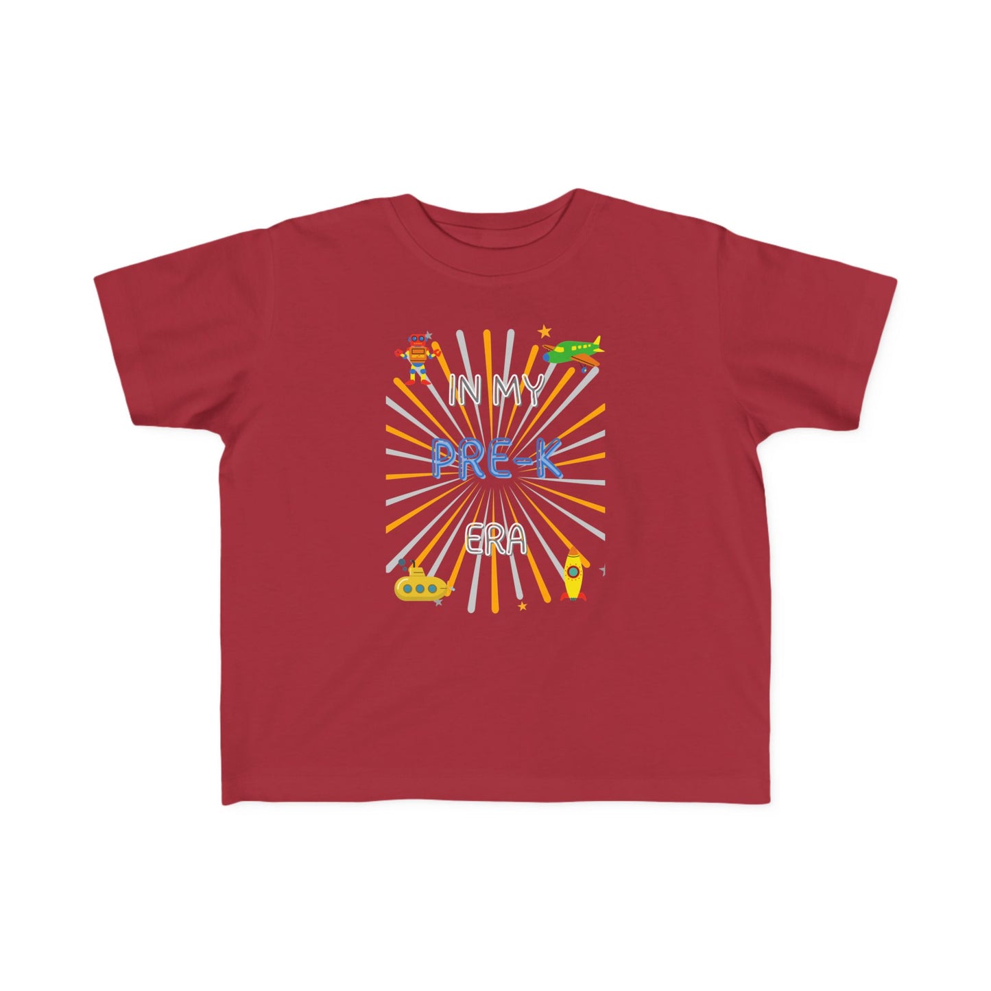 In My Pre-K Era Boy Toddler Fine Jersey Tee