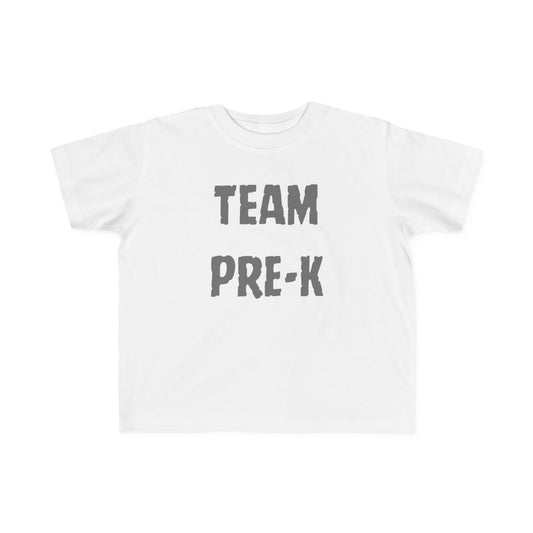 Pre-k Team Toddler Fine Jersey Tee