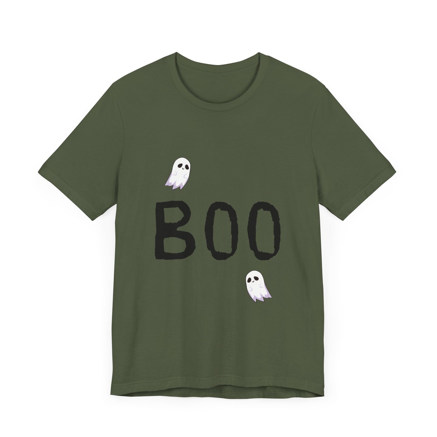 Boo + Ghosts Halloween Unisex Jersey Short Sleeve Tee