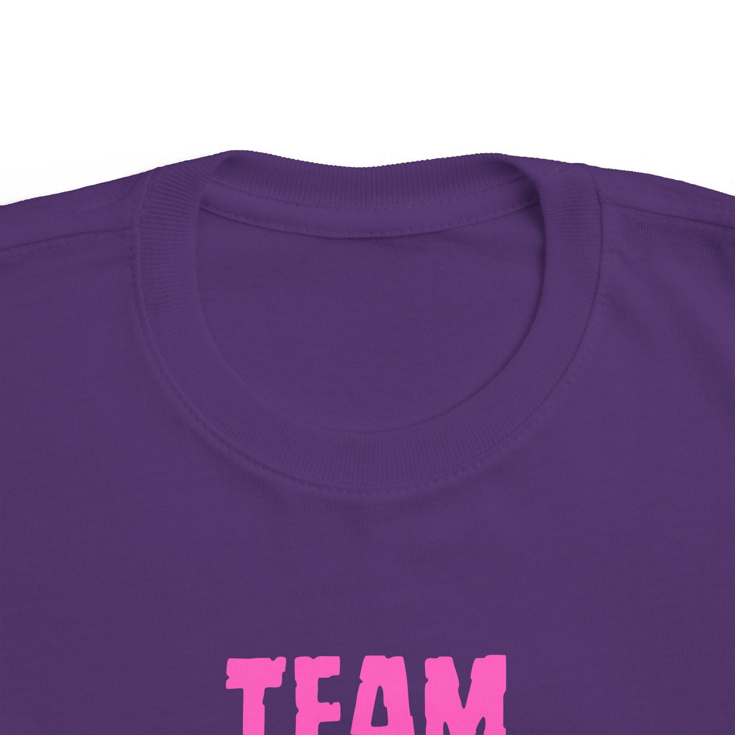 Pink Letters Pre-k Team Toddler Fine Jersey Tee