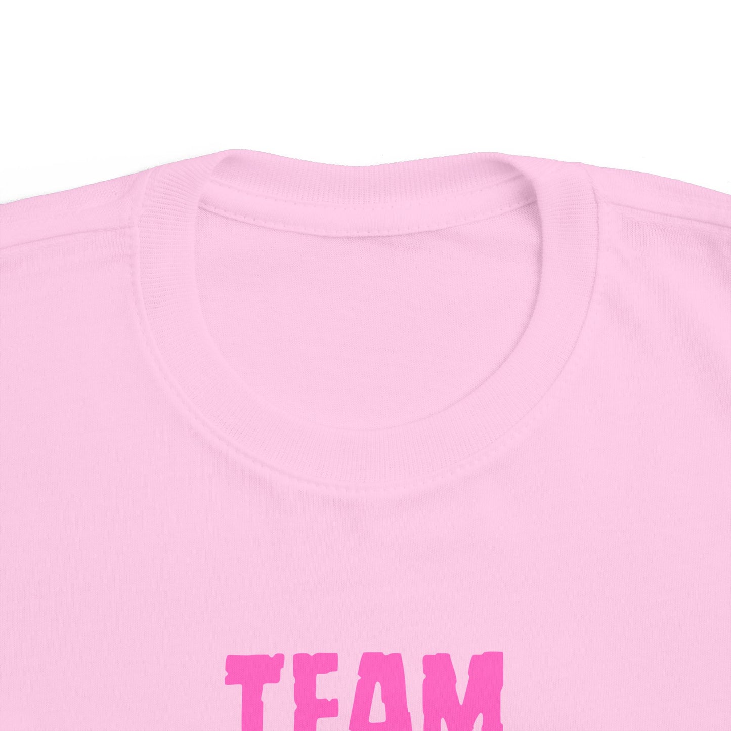 Pink Letters Pre-k Team Toddler Fine Jersey Tee