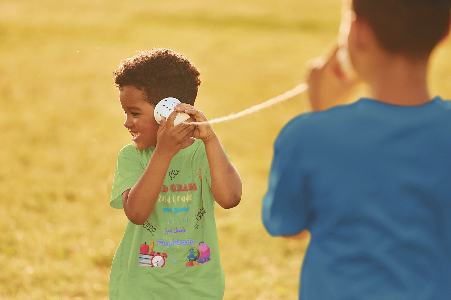 2nd Grade Kids Tee Fun & Colorful Heavy Cotton™ Shirt