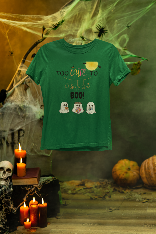 🎃 Too Cute to Boo Toddler Tee 👻