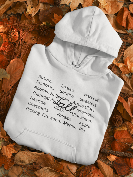 Fall Definition Sweatshirt, Fall Cozy Sweaters, Fall Words Shirt, Fall Sweater Hooded Sweatshirt