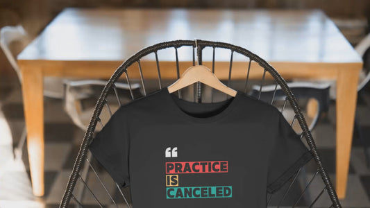 Practice Is Canceled' Motivational Tee for Athletes, AprilFoolsDay,CoachLife,SportsHumor,TeamMotivation,FunnyTshirtsForCoaches,AprilFoolsDayCoachJoke,SportsTeamHumor,BestCoachTshirts