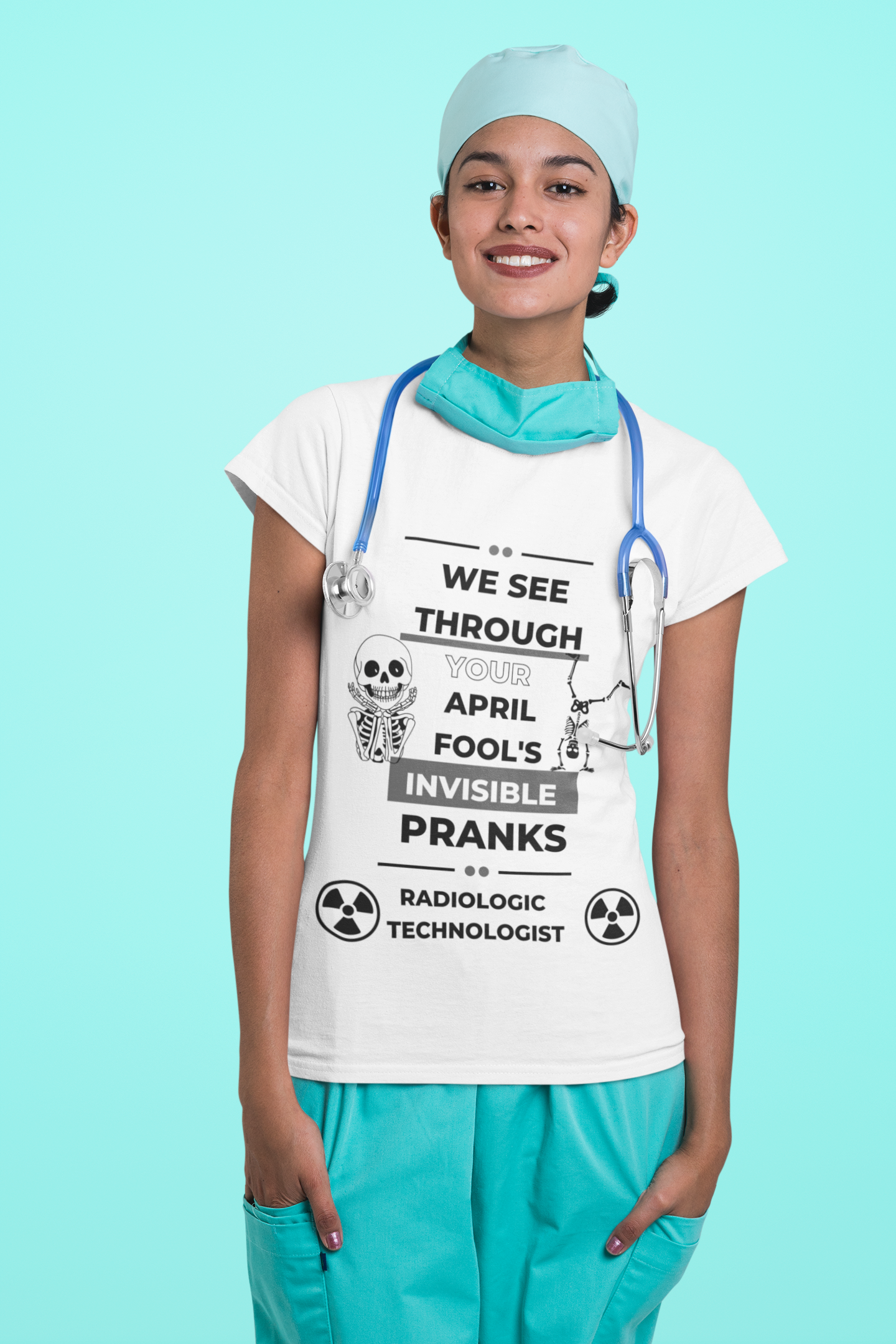 We See Right Through You; Radiologic Technologist Gift, April Fool For RT, Fun Shirt for Radiologic Technologist