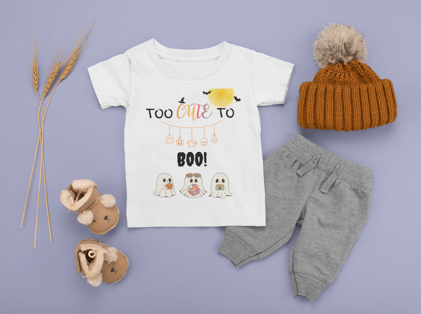 🎃 Too Cute to Boo Toddler Tee 👻