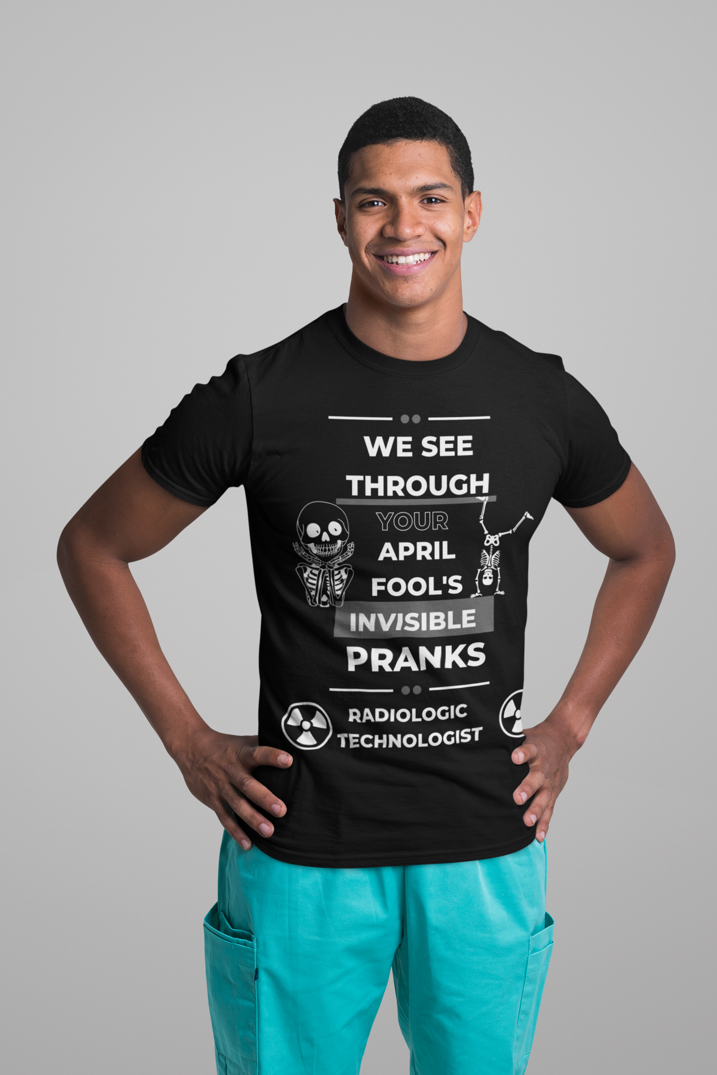 We See Right Through You; Radiologic Technologist Gift, April Fool For RT, Fun Shirt for Radiologic Technologist